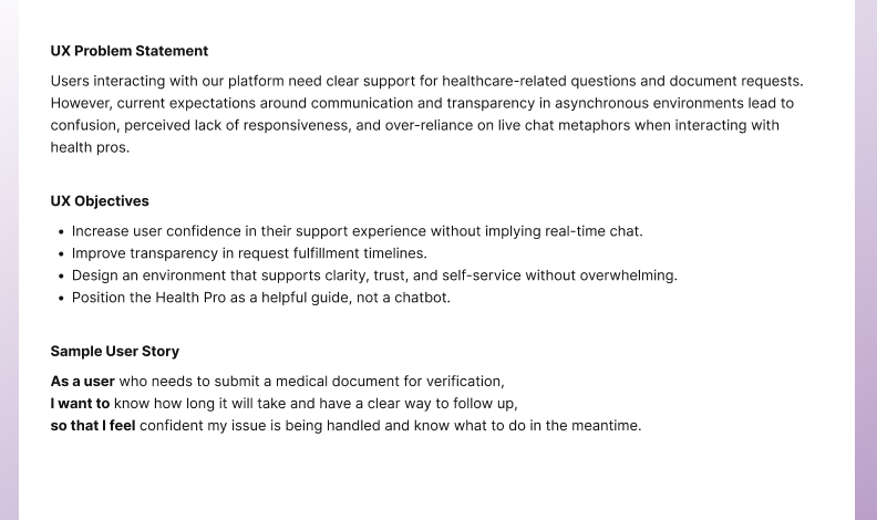 Documentation Preview of Approach