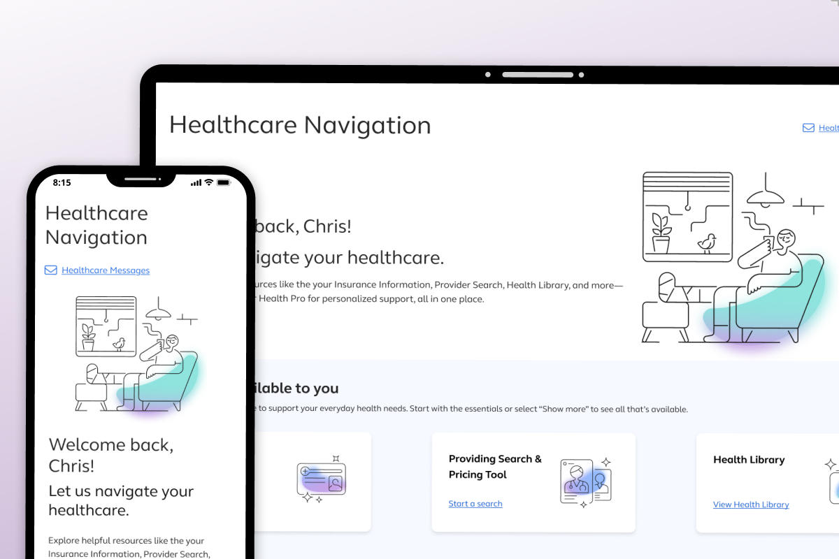HealthNav redesign – preview thumbnail